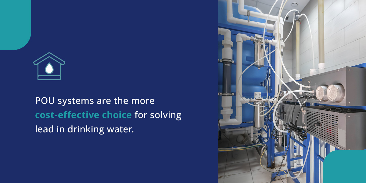 Cost of Whole-Home Lead Filtration Systems vs. POU Filters